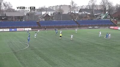 Optibet futbola virslīga: BFC Daugavpils - RFS. Spēles ieraksts