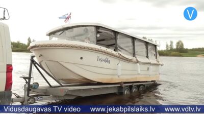 Kuģītis “Visvaldis” – Jersikas jaunums ūdens tūrismā