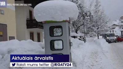 Austrijā izveidojusies dziļākā sniega sega pēdējo 100 gadu laikā!