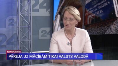 Melbārde: Baltijas valstīs mēs esam pirmie, kas ir pārgājuši uz mācībām tikai valsts valodā