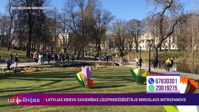 Mitrofanovs komentē Lieldienu pasākumus, kur atskaņota mūzika krievu valodā