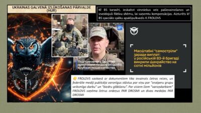 Krievu karavīri veic pašievainošanos un izveidojuši fiktīvu shēmu, lai saņemtu kompensācijas