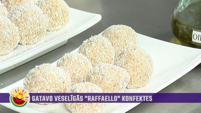 Kā pagatavot veselīgas "Rafaello" konfektes?