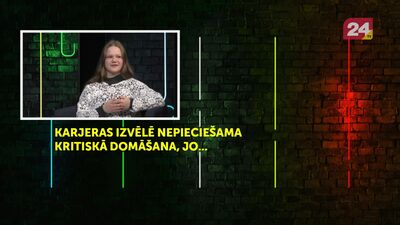 Karjeras izvēlē nepieciešama kritiskā domāšana, jo...Atbild Zane Babrāne