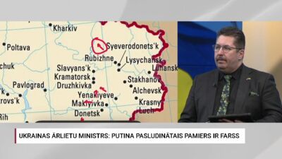 Igors Rajevs raksturo situāciju frontē Ukrainā