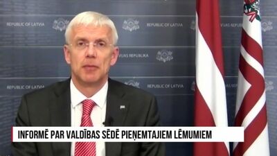 Speciālizlaidums: Informē par valdības sēdē pieņemtajiem lēmumiem