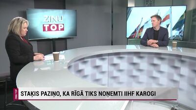 Rihards Kols komentē lēmumu Rīgā noņemt IIHF karogus