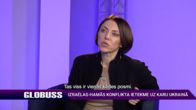 Hanna Maļara: Nav pareizi salīdzināt karu Ukrainā un karu Izraēlā