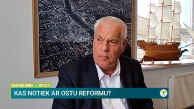 Āris Ozoliņš: Sankcijām ir jābūt, bet ostām arī ir jāstrādā