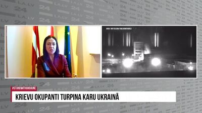 AM parlamentārā sekretāre komentē Krievijas spēku uzbrukumu Ukrainas AES