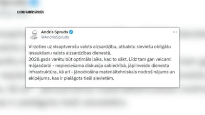 Ingrīda Circene vērtē ideju par sieviešu obligāto dienestu