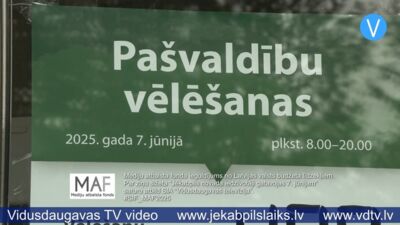 Jēkabpils novada iedzīvotāji gatavojas 7. jūnijam.