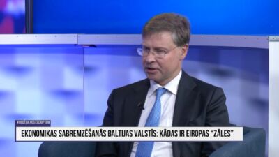 Dombrovskis: Ja nebūs drošības, tad beigās var izrādīties, ka nebūs nekā