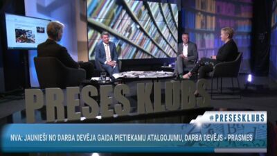 Diskusija par jauniešu ambīcijām un prasmēm