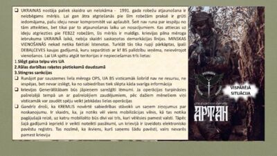 Vispārējā situācijā: lai Ukraina spētu atgūt teritorijas, nepieciešamas trīs lietas