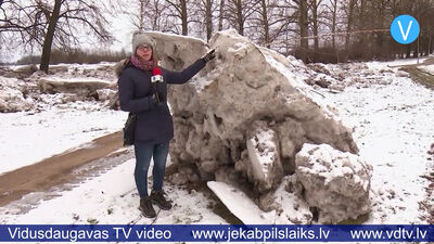 Plūdos cietusi arī Jēkabpils novada pašvaldības infrastruktūra
