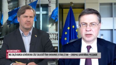 Dombrovskis: Diemžēl karš Eiropas teritorijā atkal ir kļuvis par realitāti