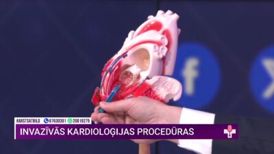 Kardiologs Ainārs Rudzītis skaidro sirds uzbūvi