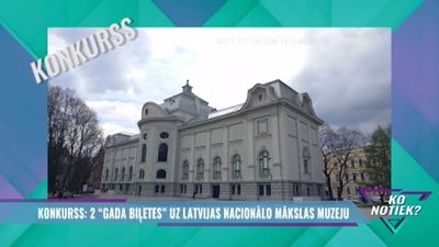 Konkurss: Laimē 2 "Gada biļetes" uz Latvijas Nacionālo mākslas muzeju