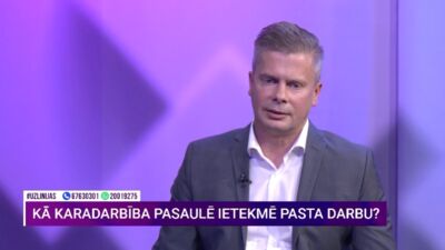 Kā karadarbība pasaulē ietekmē pasta darbu?