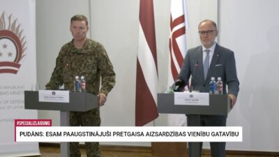 Kādas militārās ierīces pašlaik ir pierobežā? Vai normatīvie akti ļauj notriekt dronus?