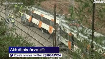 Spānijā notikusi smaga vilciena avārija