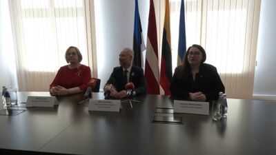 08.04.2022 Baltijas valstu tieslietu ministri informē par aktivitātēm atbalstam Ukrainai