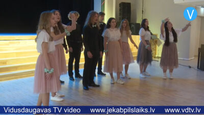 Jēkabpils novada skolu vokālie ansambļi sacenšas konkursā “Balsis”