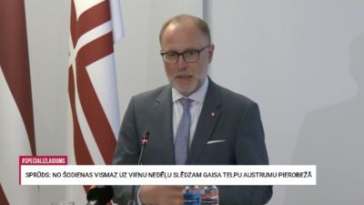 Sprūds: Mums ir jābūt gataviem dažādiem scenārijiem