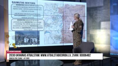 Bahmutas sektorā Ukrainas spēki turpina uzbrukuma operācijas