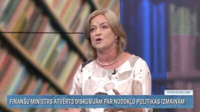 Ilze Indriksone apšauba Ministru prezidentes spēju argumentēt nodokļu izmaiņas