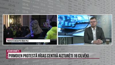 Jānis Iesalnieks komentē aizvadīto protesta akciju Rīgā