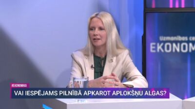 Bogdanova: Jauniešiem jāstāsta, ko no viņiem nozog, ja darba devējs maksā algu aploksnē