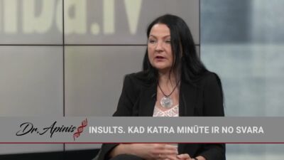 Evija Miglāne: Insulta risks ir visiem