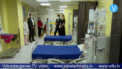 Jēkabpils slimnīcā atklāj atjaunotās hemodialīzes telpas