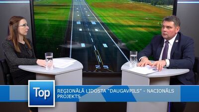 Adamovičs: Daugavpils lidostas projektam tiks piešķirti 100 000 eiro