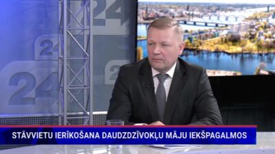 Māris Ozoliņš par iespēju ierīkot elektroauto uzlādes stacijas daudzdzīvokļu māju iekšpagalmos