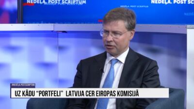 Valdis Dombrovskis par ES tēmām, kas ir svarīgas Latvijai