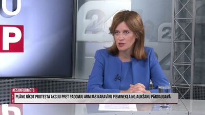 Zanda Kalniņa-Lukaševica: Padomju simboli ir jānovāc