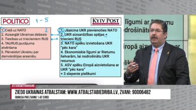 Igors Rajevs: Ja mēs gribam, lai Ukraina uzvarētu, vārdiem un darbiem ir jāsakrīt