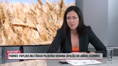 Bļodniece: Ukraiņi neizskata variantu par labības tranzītu caur Baltkrieviju