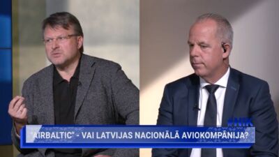 Ainārs Šlesers, Martins Gauss un Filips Rajevskis par "airBaltic" biļešu politiku