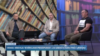 Riekstiņš par ukraiņu kaujas garu: Čaļiem pilnīgi acis deg