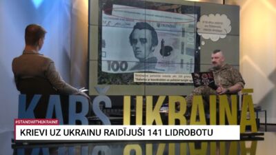 Jānis Sladiņš: Krievijas bruņotie spēki virs Čerņihivas izkaisīja skrejlapas