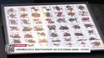 Labdarības izsole - iespēja iegūt unikālas kāršu kavas