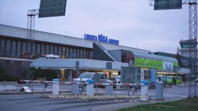Eiropas Savienības fondu izlietojums drošības uzlabošanai "Rīgas" lidostā