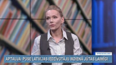 Elīna Treija par laimes sajūtu Latvijā: Cilvēkiem patīk drošība un skaidrība par lietām