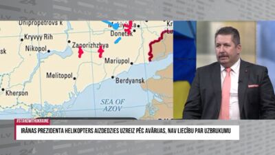 Igors Rajevs iezīmē divas negatīvas vietas Ukrainas frontē