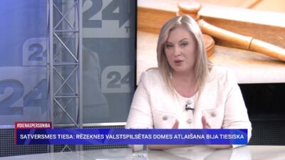 Satversmes tiesas priekšsēdētāja par Rēzeknes domes atlaišanu
