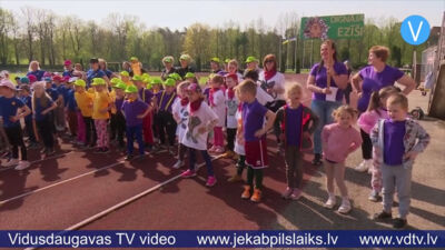 Jēkabpils novada bērni piedalās ikgadējos sporta svētkos